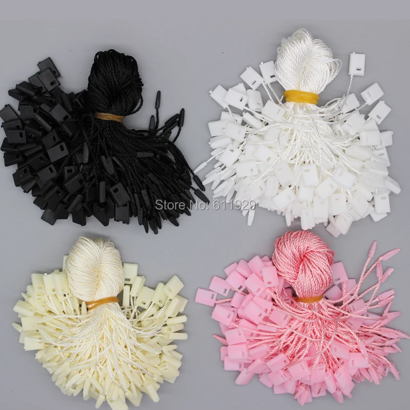 Free Shipping Tag Sling/exquisite clothing string buckle/string seal/tag cords/garment bag hang tag sling/tag line 200 pcs a lot | Дом и сад