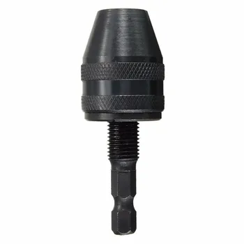 

0.5-8mm 1/4 Inch Hex Shank Keyless Drill Chuck Drill Screwdriver Impact Driver Adaptor Brand New