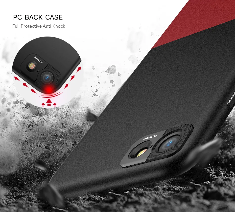 FLOVEME Fashion Contrast Hybrid Phone Cases For iPhone 6 7 6S Plus Higher Camera Protection Hard Hit Color Cover For iPhone 6 7 (10)