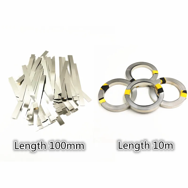 

Nickel plated steel strip Nickel Plate Strap Sheets for 18650 Li-ion battery spot welding machine Spot welder Battery welders
