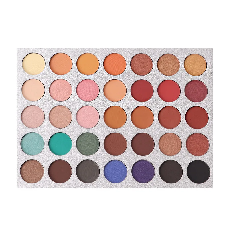 BEAUTY GLAZED Matte Eyeshadow Makeup Palette Long Lasting Shimmer Glitter Eye Shadow Makeup Pigments Smoky Eyeshadow Cosmetics