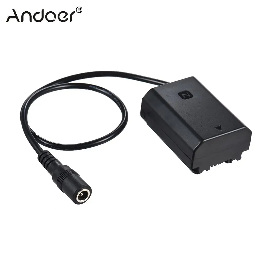 

Andoer NP-FZ100 Dummy Battery Pack DC Coupler Connector for Sony A7III A9 A7RIII A7SIII Camera DC Coupler Connector