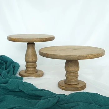 

Brown cake stand Nordic style fondant cake tools wedding decoration baker love dessert table bakeware jewelry display