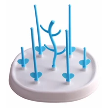 Étagère de séchage de biberons pour bébé, égouttoir à bouteilles, support d'alimentation, évacuation sûre pour la santé