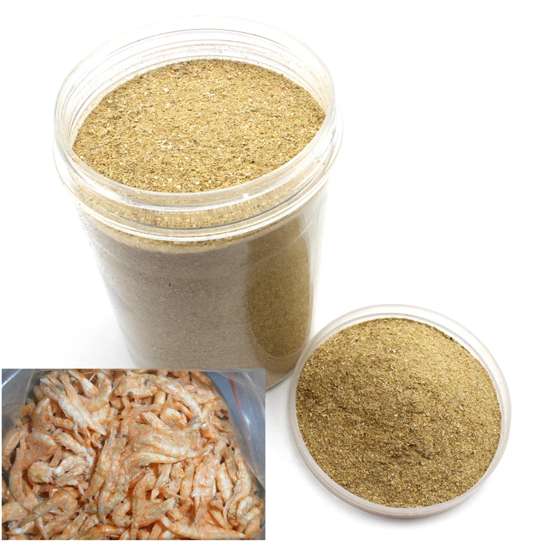 300g shrimp Flavor Carp Bait Fishing bait adding powder Shrimp powder Suitable for all kinds of water bait