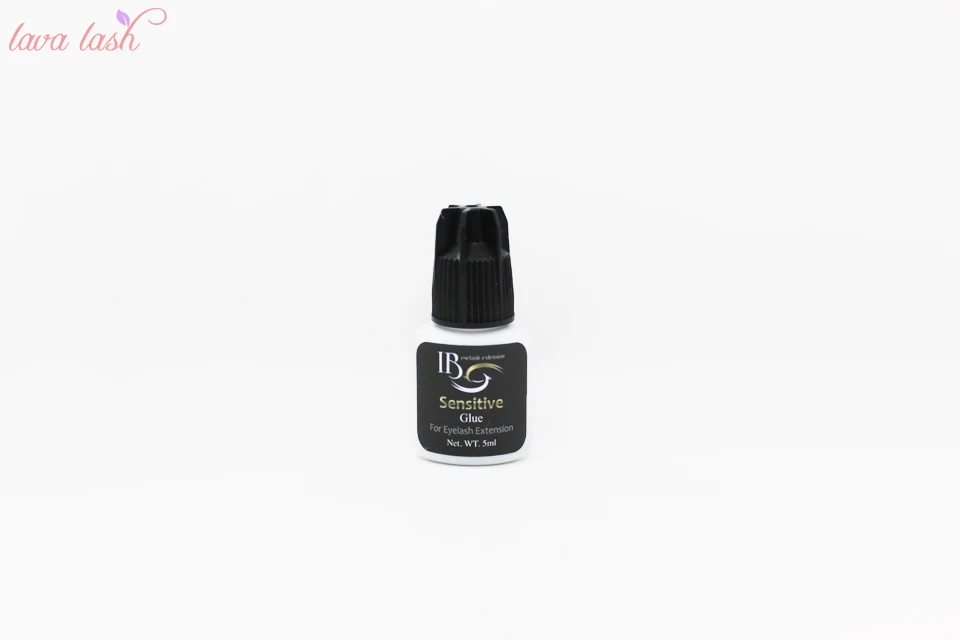 

Free Shipping Korea IB glue Sensitive Glue fast drying Individual eyelash extensions glue black cap 5ml/bottle