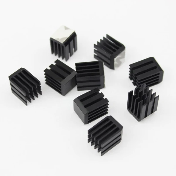 

Gdstime 100 Pcs 9x9x12mm PC VGA Card Xbox360 PS DDR RAM Memory Heat Sink 9mm Cooling Radiator X9 Extruded Aluminum Heatsink