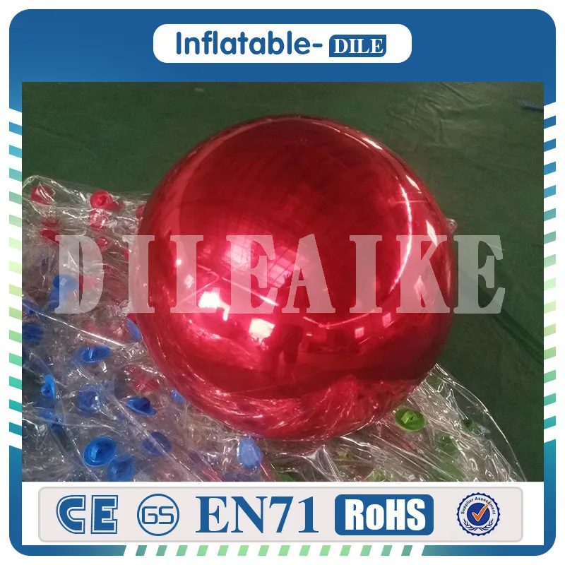 Бесплатная доставка 1,0 м Диаметр надувной зеркальный шар для поверхности Рождественский шар Диско зеркало шар/Свадьба/Вечерние