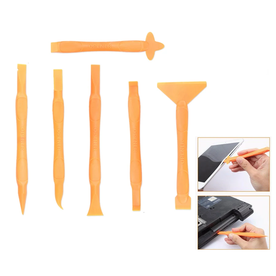 

Jakemy JM-OP16 6 in 1 fiber pry opening screen repairing tools phone for iphone tablet computer PC mobile phone repair tool kit