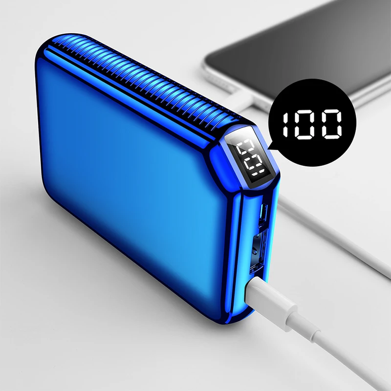 

Mini Power Bank 9000mAh Fast Charge 3.1A External Battery Pack Portable Poverbank Mobile Battery For Type-C Android Smartphone