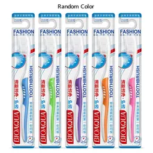 1 шт. Двойной Ультра мягкий бамбук древесный уголь Нано чистка зубов Гигиена полости рта уход инструмент в виде зубной щетки