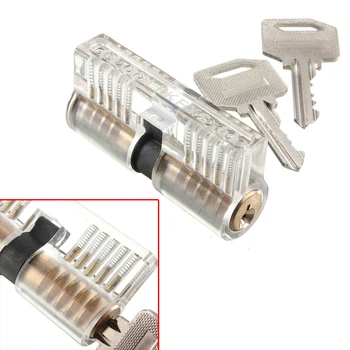 

Best Price 1PC Pick Inside Padlock Transparent Lock For Locksmith Practice Training Key Copper