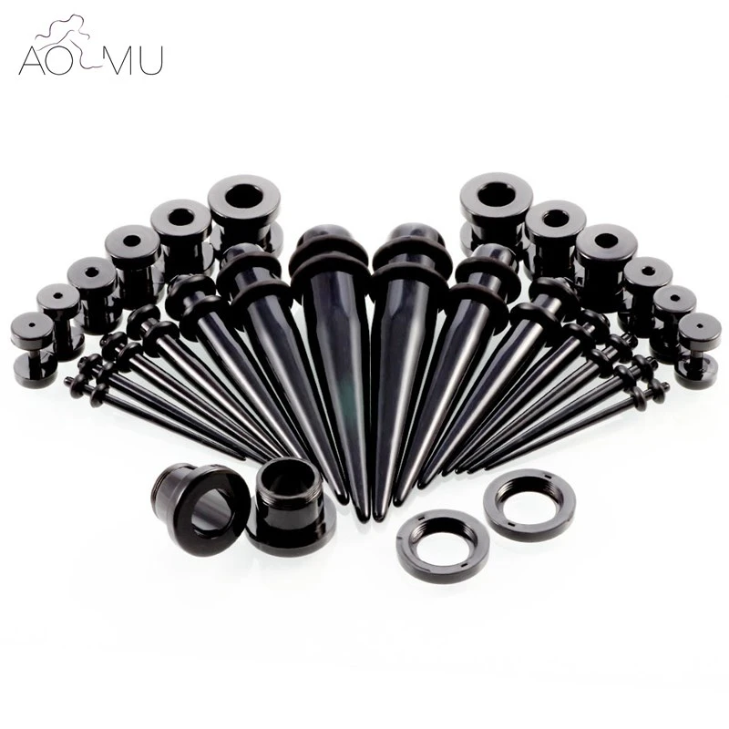 Комплект конусных растяжек для ушей размеры 1 6 10 мм 36/30 шт.|stretching kit|ear tunnelear plugs |