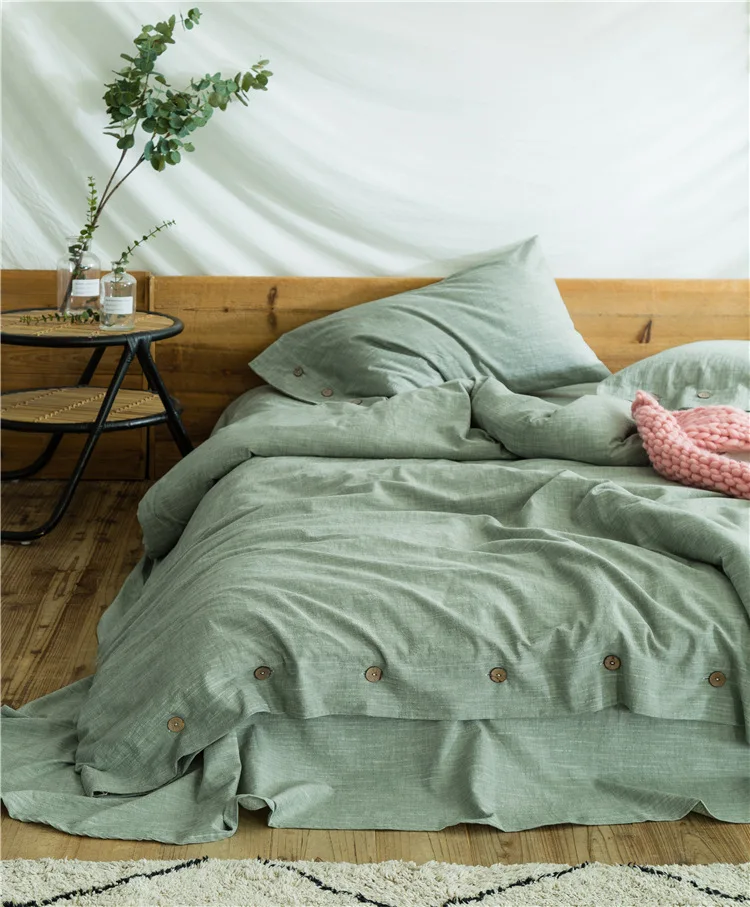 

bedding 4 piece 100%cotton sheet set-1 duvet cover(200x230cm), 1 flat sheet(245x250cm) and 2 pillow case(48x74cm)