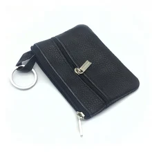 Повседневная Женская ключница для дома, модный кожаный кошелек для ключей, тонкий чехол для монет, мужской автомобильный держатель, органайзер для брелоков
