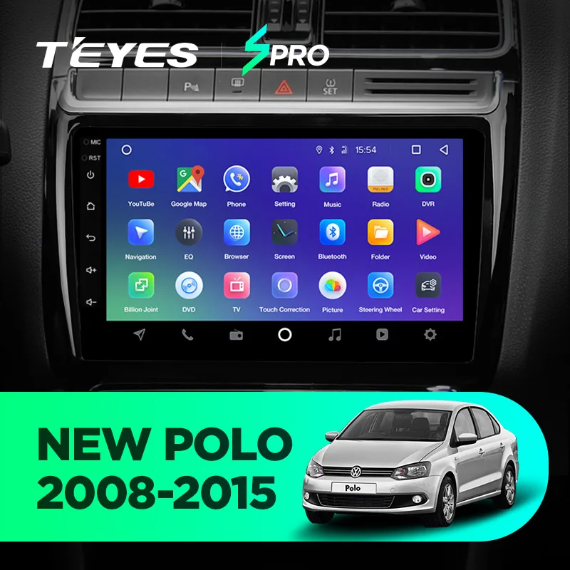 Excellent TEYES SPRO For Volkswagen POLO 2008 2009 2010 2011 2012 2013 2014 2015 Car Radio Multimedia Video Player Navigation GPS Android 1