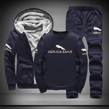 Теплый спортивный костюм Для мужчин 3 шт./компл. Зимний спортивный костюм для мальчиков, Термальность толстовки комплекты флисовый спортивный костюм ветрозащитный тренажерный зал Run спортивная одежда