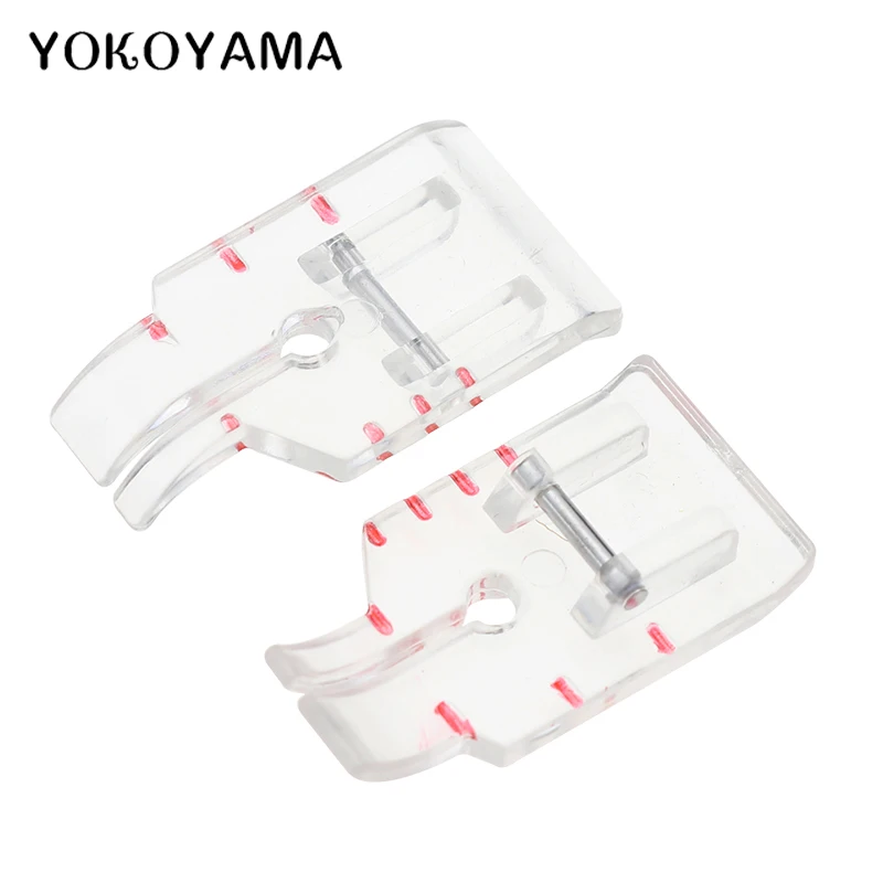

YOKOYAMA Plastic 1/4 Inch Patchwork Quilting Presser Foot Edge Guide Home Domestic Sewing Machines Sewing Parts For Brother
