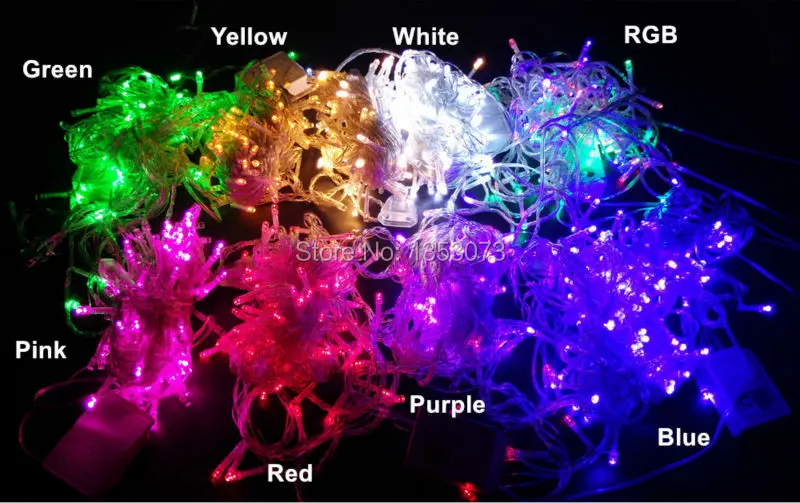 Colorful 10M 100leds Beautiful Home LED String Light 220V 110V Decoration Lamps - lighting show
