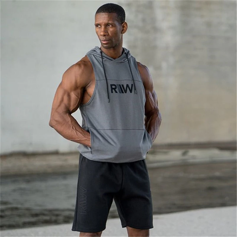 Tank Tops men Sportwear Fitness Tank tops-4