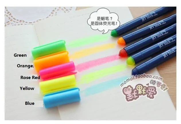 5 шт./компл. пять цветов канцелярские разноцветный маркер неоновые ручка акварель ручка Star highligher Эсколар офисные школьные принадлежности