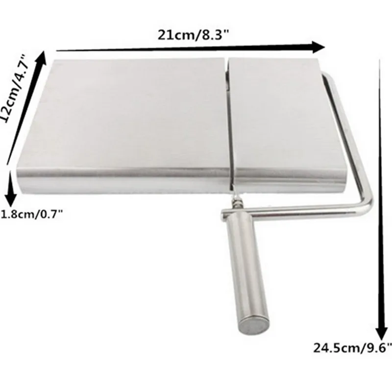 Cheese Slicer Stainless Steel Wire Cutter with Serving Board for Hard and Semi Hard Cheese Butter Kitchen Accessories Tools - Image 5