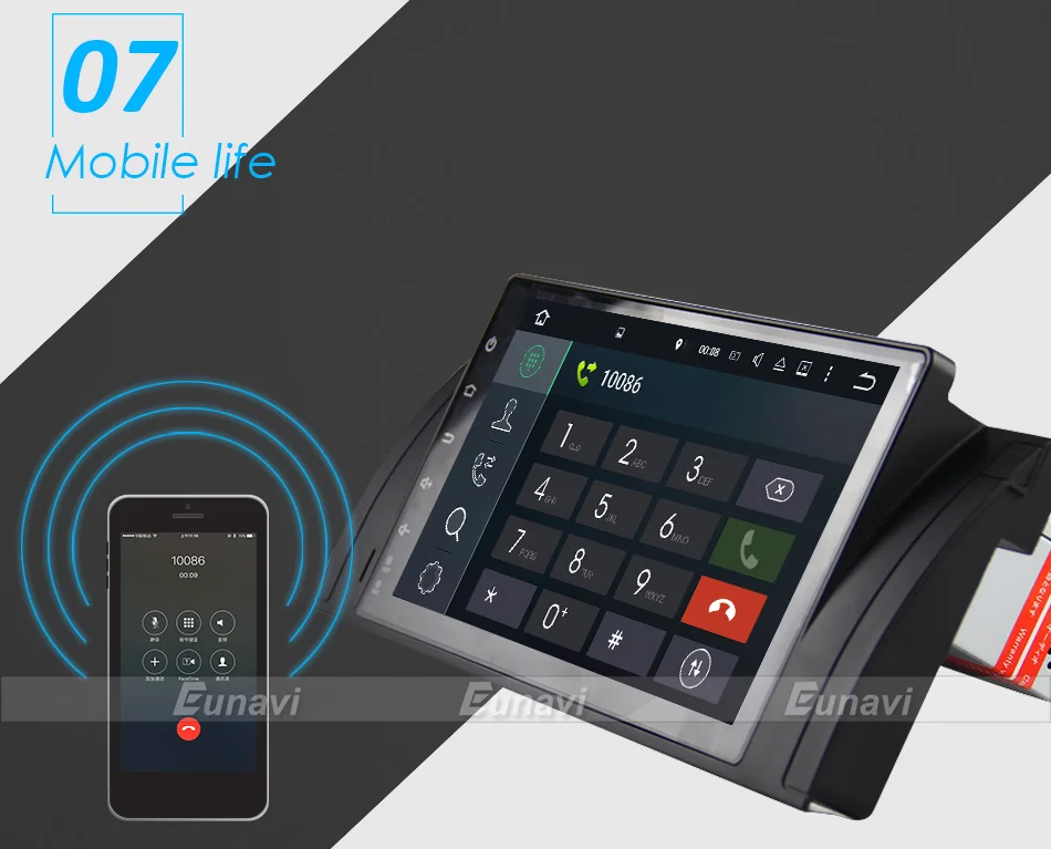 Perfect Eunavi Quad Core 9 inch Android 9.0 PC 1 Din Car Radio GPS Radio Stereo For BMW E53 E39 X5 Support TV 3G WiFi OBD DVR Bluetooth 14