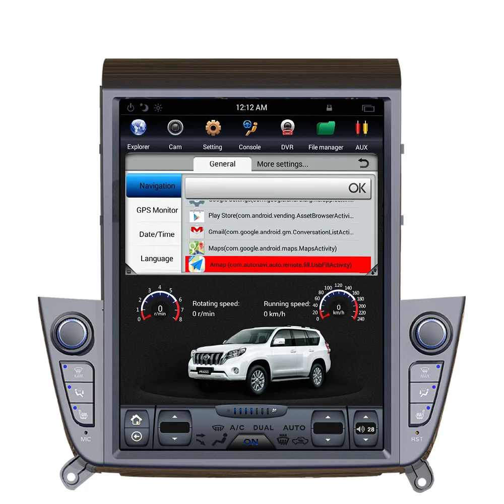 Sale Tesla Style IPS Screen Android 7.1 Car GPS Navigation Auto Radio Headunit For Hyundai IX35 2018 2019 1