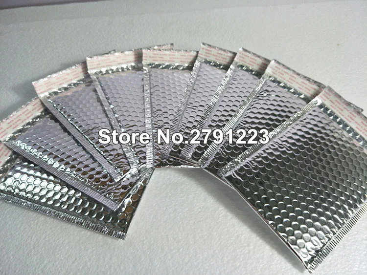 

Big sale![40pcs] 16*20+4cm Silver Bubble Envelope Mailer Packaging Bubble Envolope Bag Free Shipping