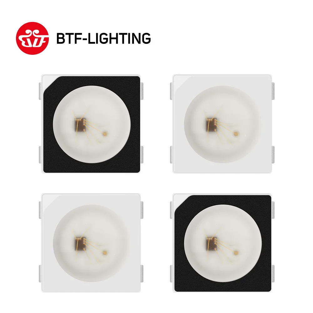 10 ~ 1000 шт. WS2812B RGB Пиксельная светодиодная микросхема 5050 SMD WS2812 IC Индивидуально