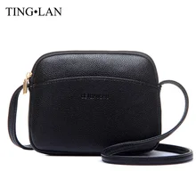 Elegante Casual Mini Bolsas de Mensajero de Las Mujeres Bolsos de Cuero de LA PU Bolso Pequeño Negro Famoso Diseñador de la Marca Bolsos Crossbody De Las Mujeres