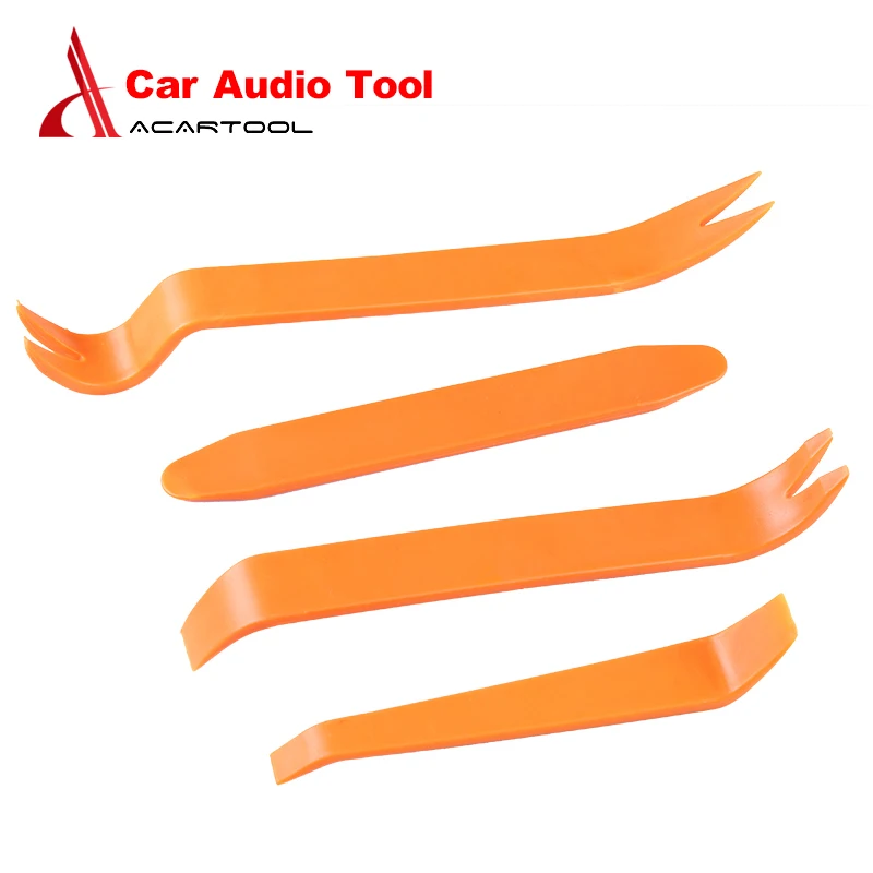 

4pcs Portable Auto Car Radio Panel Door Clip Panel Trim Dash Audio Removal Installer Pry Kit Repair Tool Plastic free shipping