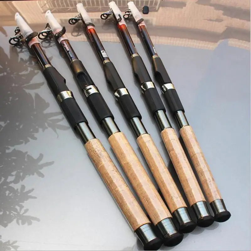 Fishing Rod 2.1, 2.4, 2.7, 3.0, 3.6 Meters Telescopic Fishing Rod Carbon Long Shot Throwing Fishing Rod Telescopic Fishing Rod