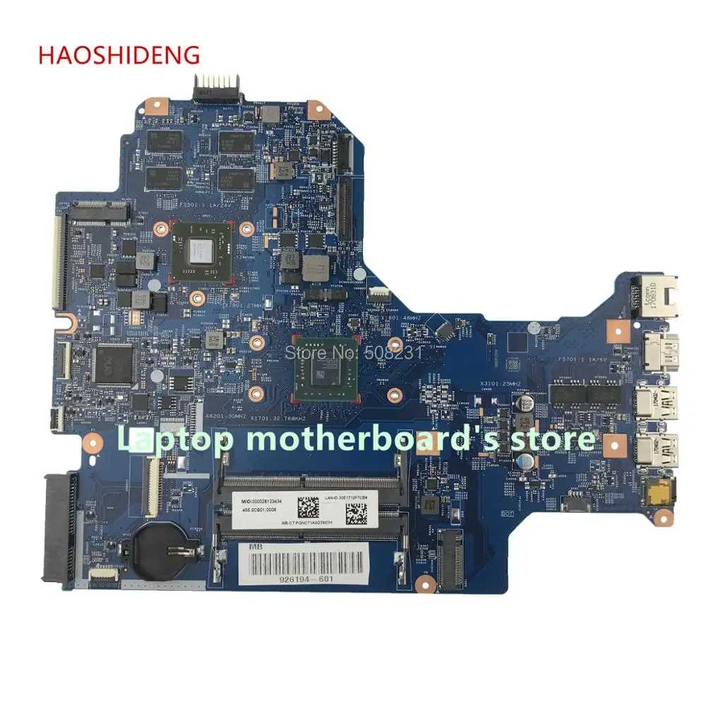 

HAOSHIDENG 926194-601 448.0CB03.0011 mainboard For HP LAPTOP 17-AK 17Z-AK 17-AK061NR Laptop Motherboard 530 2GB A9-9420
