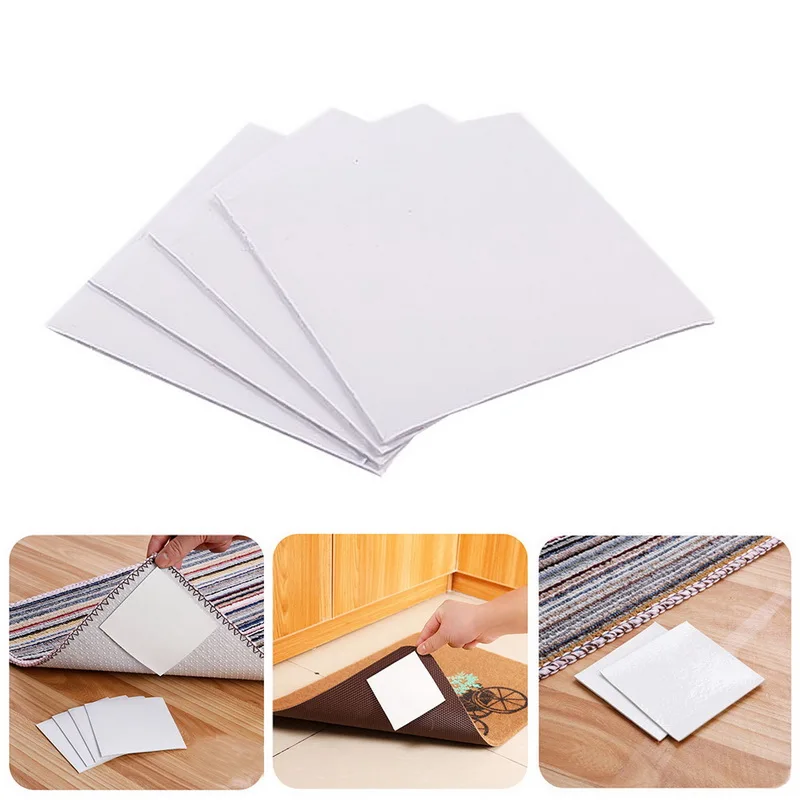

4-piece household fixed carpet super-adhesive double-sided adhesive Strong floor mat adhesive non-slip flooring non-woven tape