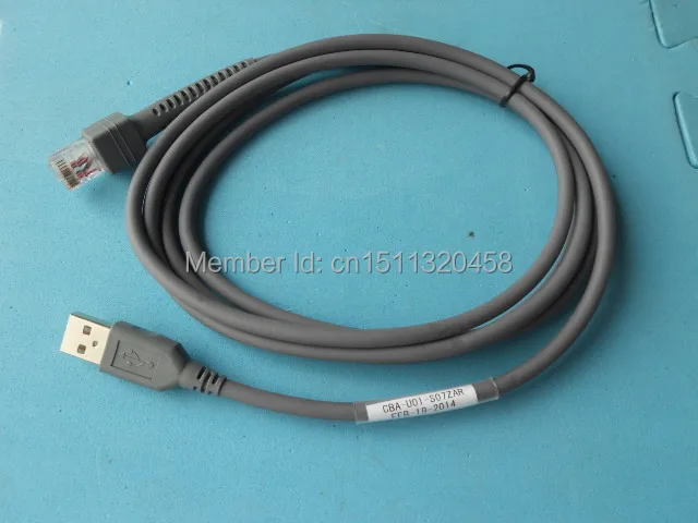 

New USB Cable for Symbol Barcode Scanner ls2208 ls4208 LS1203 CBA-U01-S07ZAR