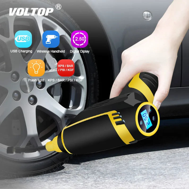 Car Inflatable Pump Tyre Compressor Tire Inflator Car Air Compressor Pump USB Charging Wireless Handheld Electric 120w Digital Car Inflatable Pump Tyre Compressor Tire Inflator Car Air Compressor Pump USB Charging Wireless Handheld Electric 120w Digital