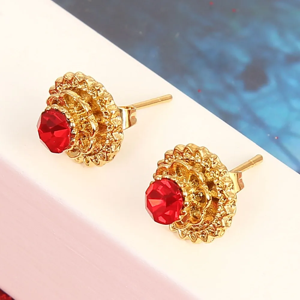 

Africa Earrings for Women Round Earrings Ethiopian Indonesia Nigeria Congo Arab Fashion Jewelry