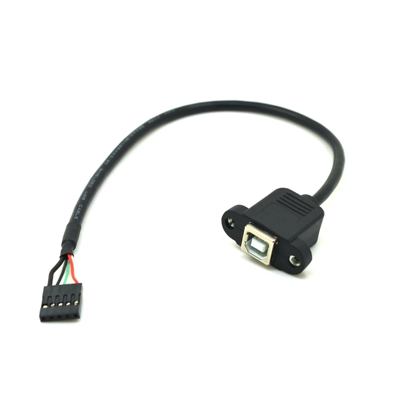 20 сантиметровый панельный кронштейн USB 2 0 типа B для принтера с внутренней резьбой