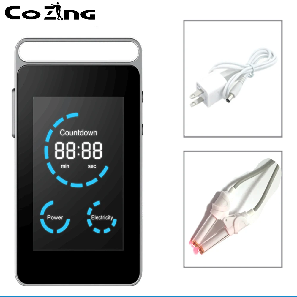 

Soft low level laser chronic rhinitis relief and blood control device