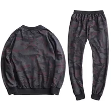 Большие размеры 5XL 6XL 7XL 8XL 9XL мужские весенние спортивные комплекты с круглым вырезом спортивные костюмы для бега 115