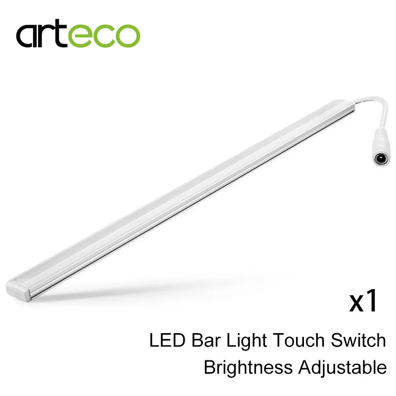 DC12V Touch Sensor LED Bar light Dimmable 50cm 36LEDs Ultra thin LED Tude Rigid light white