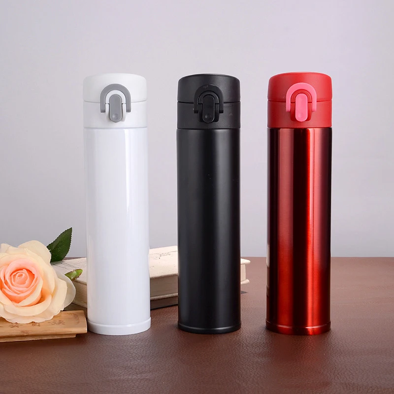 Cille 400ML Thermos Coffee Mugs Stainless Steel Vacuum Flasks Thermoses