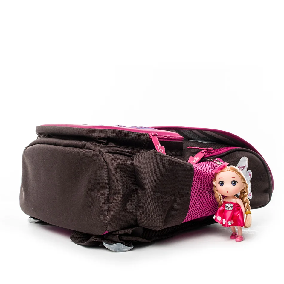 Delune, школьная сумка, Водонепроницаемые рюкзаки для девочек и мальчиков, с рисунком бабочки, детский ортопедический рюкзак, Mochila Infantil, класс 1-3