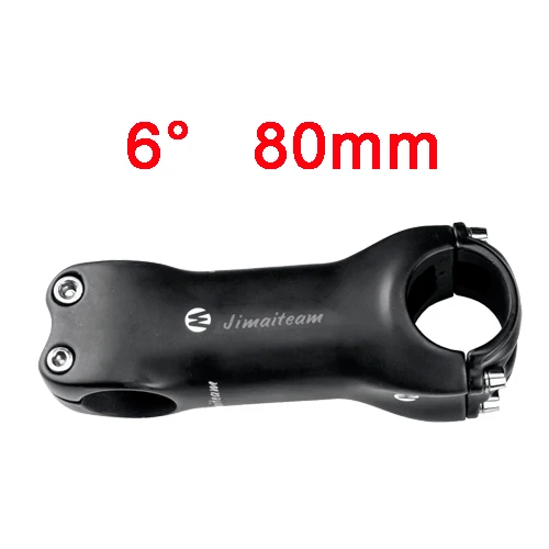 6-80mm JIMAITEAM велосипедные кронштейны из углеродного волокна 6/17 градусов MTB/Велосипедный вынос 36-45 мм UD МАТОВЫЕ части велосипеда зеленый стержень углерода - Цвет: 6-80mm