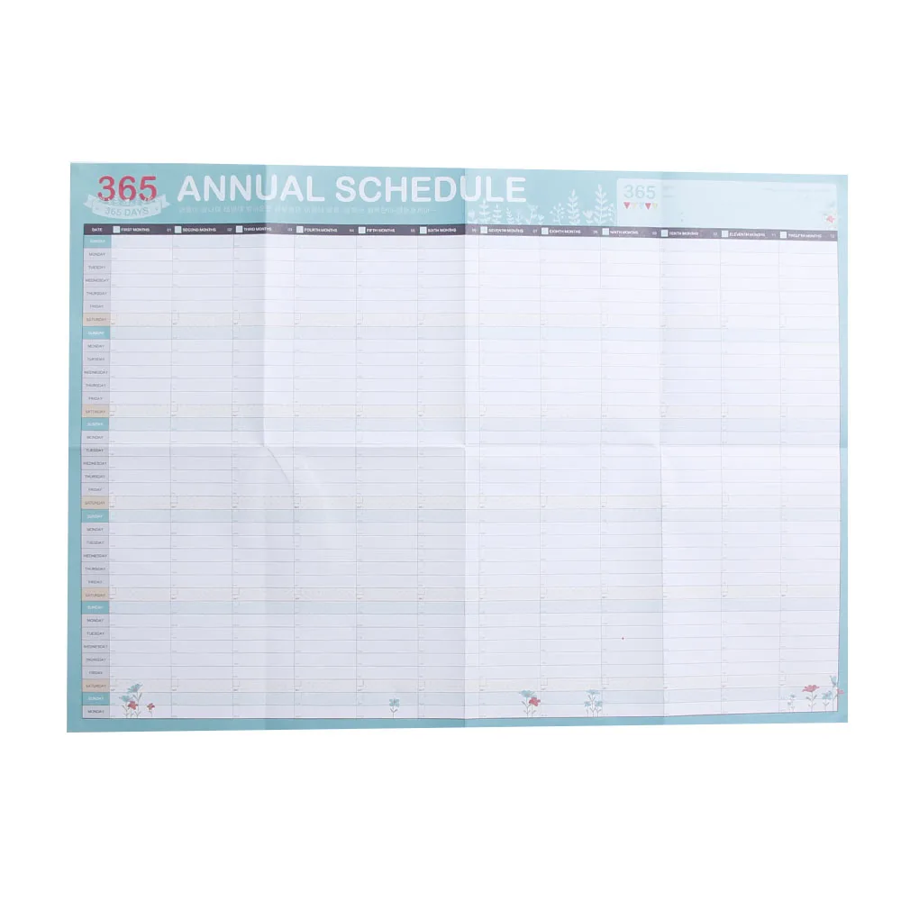 High Quality Calendars Efforts Planner Book 365 Days Diary N For Kids School Supplies