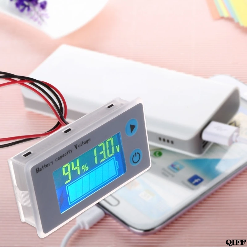 10-100V Universal Battery Capacity Voltmeter Tester LCD Car Lead-acid Indicator Mar28 | Инструменты