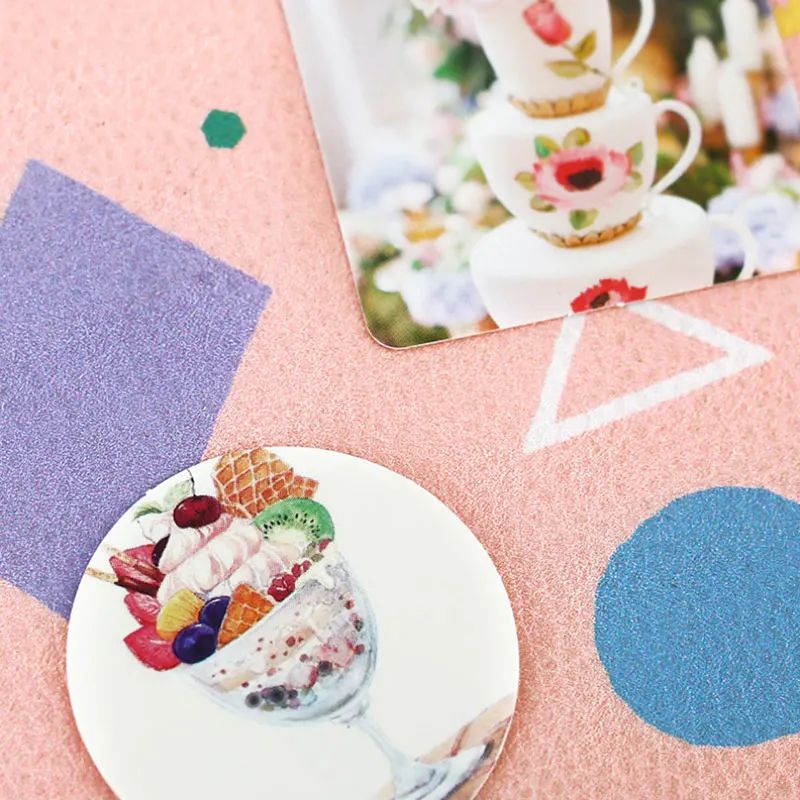 46 шт./кор. торт ко дню рождения клей наклейки бумаги коробка конфет diy подарочная