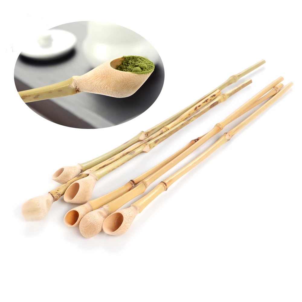 

1Piece Super-grade Bamboo Matcha Powder Spoon Natural Bamboo Joints Gift teaset Professional Japanese Tea Ceremony Tools scoop