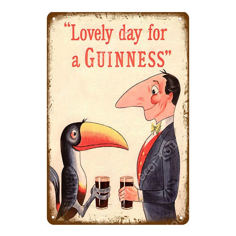 Guinness хорошо для вас дает вам прочность металла Металическая табличка с надписью о пиве Плакат Бар Клуб декоративная тарелка декор для стен в винтажном стиле доска - Цвет: YD4155G